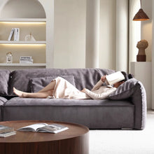 将图片加载到图库查看器，Eleanor Elephant Ear New Modern Linear Fabric Sofa
