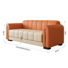 Muatkan imej ke dalam penonton Galeri, Mcleod Trendy Low Backrest Leather Sofa
