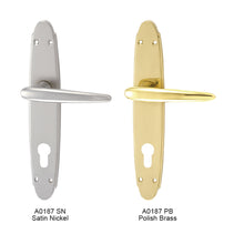 Muatkan imej ke dalam penonton Galeri, MESTRE Basic Series Solid Brass Lever Handle On Plate A0187
