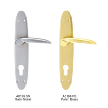 Muatkan imej ke dalam penonton Galeri, MESTRE Basic Series Solid Brass Lever Handle On Plate A0199
