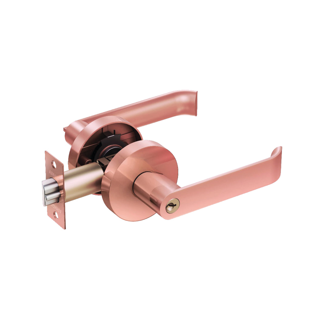 ARMOR Tubular Level Lock Rose Gold Entrance ATL-R6509/CS/RG/ET
