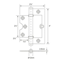 Load image into Gallery viewer, E-SWING Stainless Steel Bi-Fold Hinges BF102-SS2BB
