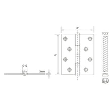 将图片加载到图库查看器，E-SWING Brass Hinges BH403FT2B
