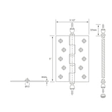 Load image into Gallery viewer, E-SWING Brass Hinges BH5353PT2B E/L
