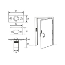 Muatkan imej ke dalam penonton Galeri, ES'TECH Brass Ball Latch BL2383
