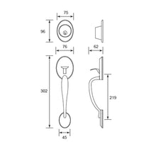 将图片加载到图库查看器，SCHLAGE FA SERIES Handleset / Gripset - Barcelona
