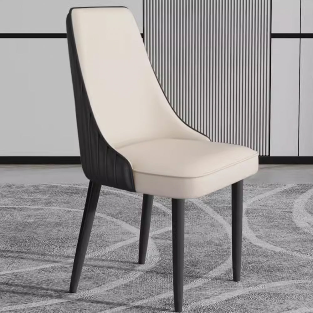 Andrews Modern PU Leather Backrest Dining Chair