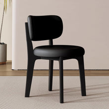 将图片加载到图库查看器，Hilton Short PU Leather Fabric Dining Chair
