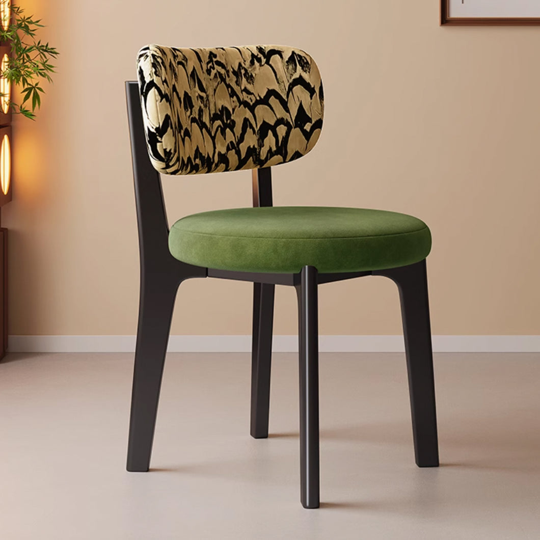 Hilton Short PU Leather Fabric Dining Chair