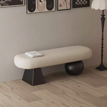将图片加载到图库查看器，Ortega Homestay Balancing Shape Shoe Bench
