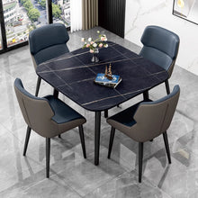 Muatkan imej ke dalam penonton Galeri, Abel Square Sintered Stone Dining Table 70cm to 1m
