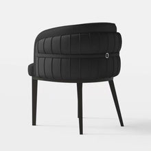 Load image into Gallery viewer, Albie Designer Cotton Mid Back PU Dining Chair
