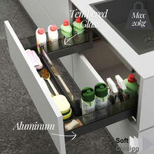 Load image into Gallery viewer, MIRAI U-Shape Under Sink Cleaning Supplies Aluminium Basket With Soft Closing (Attach With Door)
