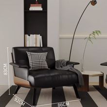 Load image into Gallery viewer, Areli Italian Single Sofa Leisure Ottoman Chair
