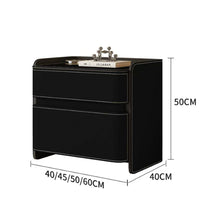 Muatkan imej ke dalam penonton Galeri, Hilario Soft Padding Leather Standalone Bedside Table
