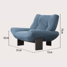 Load image into Gallery viewer, Prisca Low Seat Library Lounge Lamb Wool Chair
