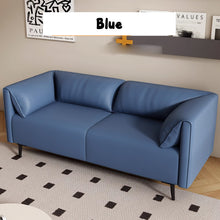 Muatkan imej ke dalam penonton Galeri, Bilal Low Back Rest Lazy Pet Friendly Leather Sofa

