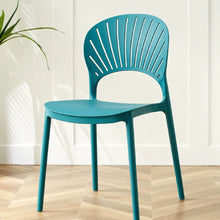 Muatkan imej ke dalam penonton Galeri, Shaffer Cutout Back Stackable Party Dining Chair
