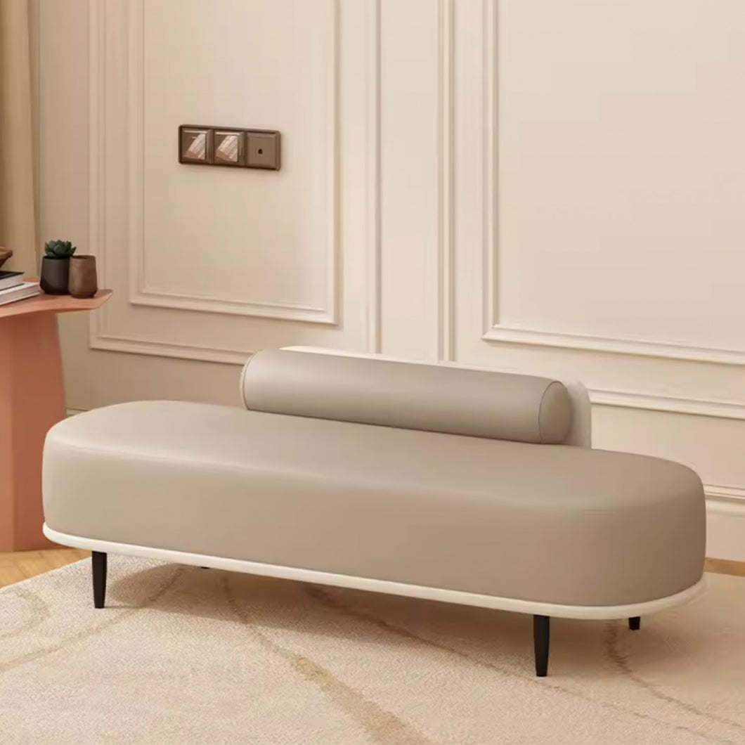 Milly Celebrity Fitting Room Pet Friendly PU Leather Bench