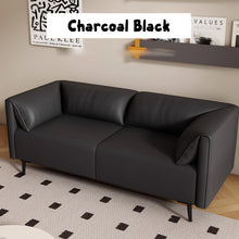 Muatkan imej ke dalam penonton Galeri, Bilal Low Back Rest Lazy Pet Friendly Leather Sofa
