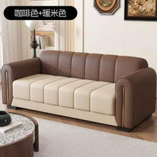 Muatkan imej ke dalam penonton Galeri, Mcleod Trendy Low Backrest Leather Sofa
