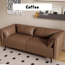 Muatkan imej ke dalam penonton Galeri, Bilal Low Back Rest Lazy Pet Friendly Leather Sofa
