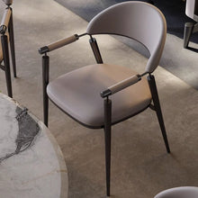 Muatkan imej ke dalam penonton Galeri, Leah Italian Style Arm Dining Chair
