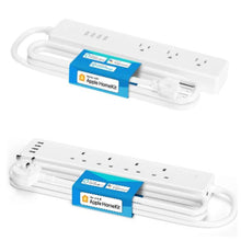 将图片加载到图库查看器，Meross Smart Wi-Fi Power Strip 3/4AC + 4 USB port
