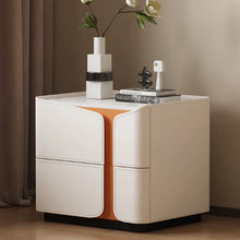 将图片加载到图库查看器，Karyn Italian Design PU Leather Beside Table
