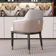 Load image into Gallery viewer, Robert Gold Line PU Leather Dining Chair
