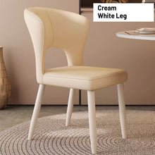 Muatkan imej ke dalam penonton Galeri, Vance Wide Backrest PU Chair Dining Chair
