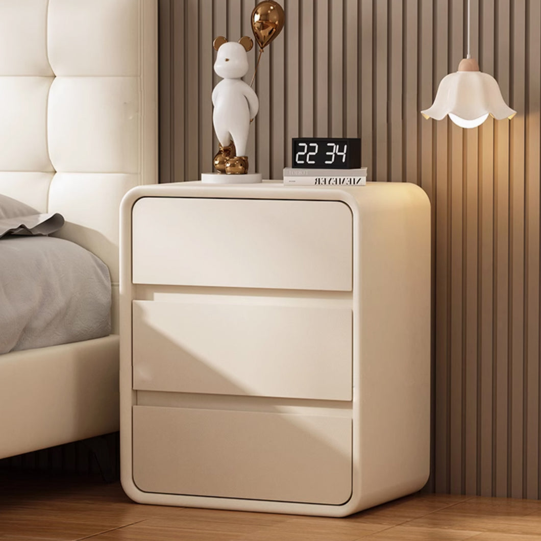 Jenson 3 Drawers Designer Sleek Bedside Table