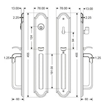 Load image into Gallery viewer, DUFIX DA Series Hagen American Japanese Entrance Mortise
