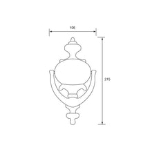 Load image into Gallery viewer, ES'TECH Brass Door Knocker DK6604 DK7604 DK8604
