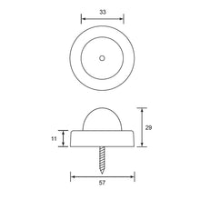 Load image into Gallery viewer, ES'TECH Brass Door Bumper DS11 CX
