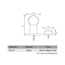 Load image into Gallery viewer, ES'TECH Nylon Magnetic Door Holder DS22 Pre-Order
