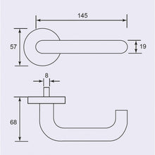 Muatkan imej ke dalam penonton Galeri, DUFIX Stainless Steel Lever Handle On Rose SUS 304 DX 101
