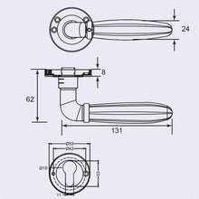 Muatkan imej ke dalam penonton Galeri, DUFIX Stainless Steel Narrow Lever Handle SUS 304 DX 175 185
