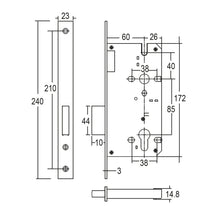 Load image into Gallery viewer, DUFIX Deadlock Mortise DXDM6085
