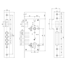 将图片加载到图库查看器，DUFIX Stainless Steel Standard Mortise DXM4B6085

