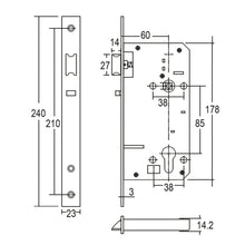 Load image into Gallery viewer, DUFIX Classroom Mortise DXML6085

