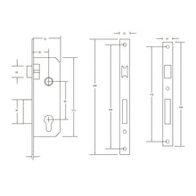 Muatkan imej ke dalam penonton Galeri, DUFIX Stainless Steel Narrow Mortise DXNM3585
