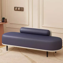 Muatkan imej ke dalam penonton Galeri, Milly Celebrity Fitting Room Pet Friendly PU Leather Bench
