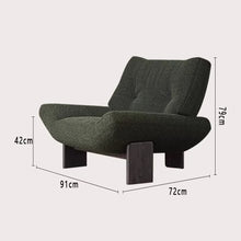 Load image into Gallery viewer, Prisca Low Seat Library Lounge Lamb Wool Chair
