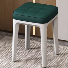 将图片加载到图库查看器，Ellena PU Leather Cushion Stackable Stool
