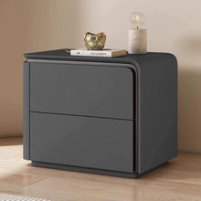 Load image into Gallery viewer, Rangel Side Curve Wood Bedside Table
