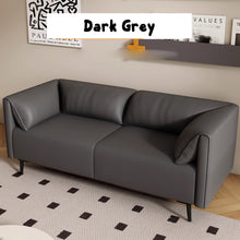 Muatkan imej ke dalam penonton Galeri, Bilal Low Back Rest Lazy Pet Friendly Leather Sofa
