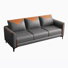 Muatkan imej ke dalam penonton Galeri, Melendez Pet Friendly PU Leather Triangle Design Sofa
