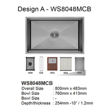 Load image into Gallery viewer, LEVANZO Washstation Minicomb Sink
