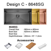 Load image into Gallery viewer, LEVANZO Workstation Sink 26 34 40 48
